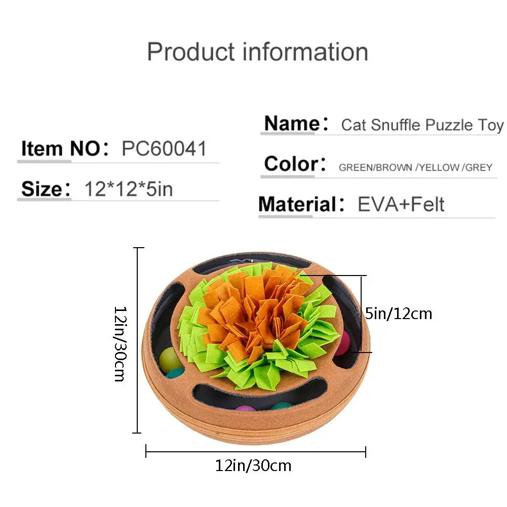 Cat Toy Toy Pet Roller Sniffing Mat Pet Feeding Mat Food Dispenser Flower Smelling Pad Training Toys For Dog Kitten Cat 
Cat Toy Toy Pet Roller Sniffing Mat Pet Feeding Mat Food Dispenser Flower Smelling Pad Training Toys For Dog Kitten Cat