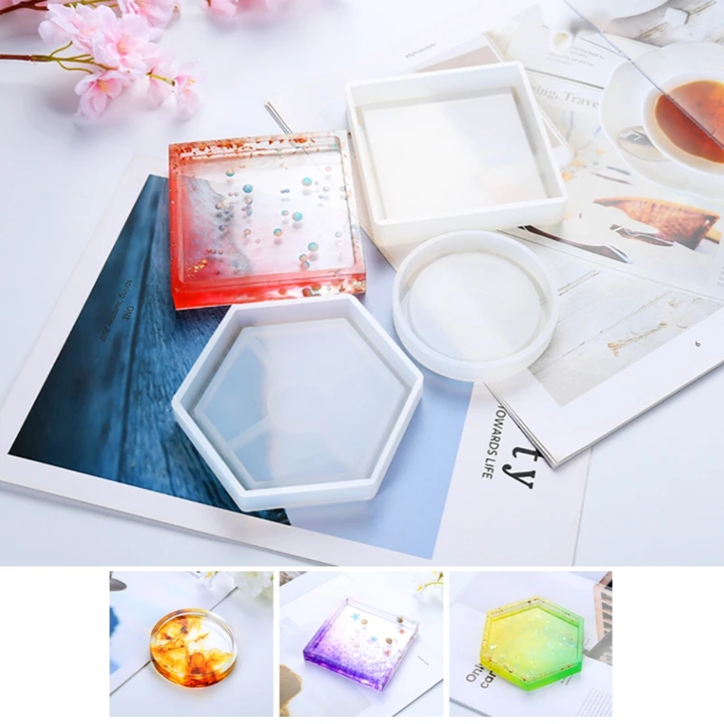 New Silicone Mold DIY Cup Mat Pad Handmade Molds Crafts Epoxy Resin Geometric Shape Hexagonal Square Round Thermal Insulation
New Silicone Mold DIY Cup Mat Pad Handmade Molds Crafts Epoxy Resin Geometric Shape Hexagonal Square Round Thermal Insulation