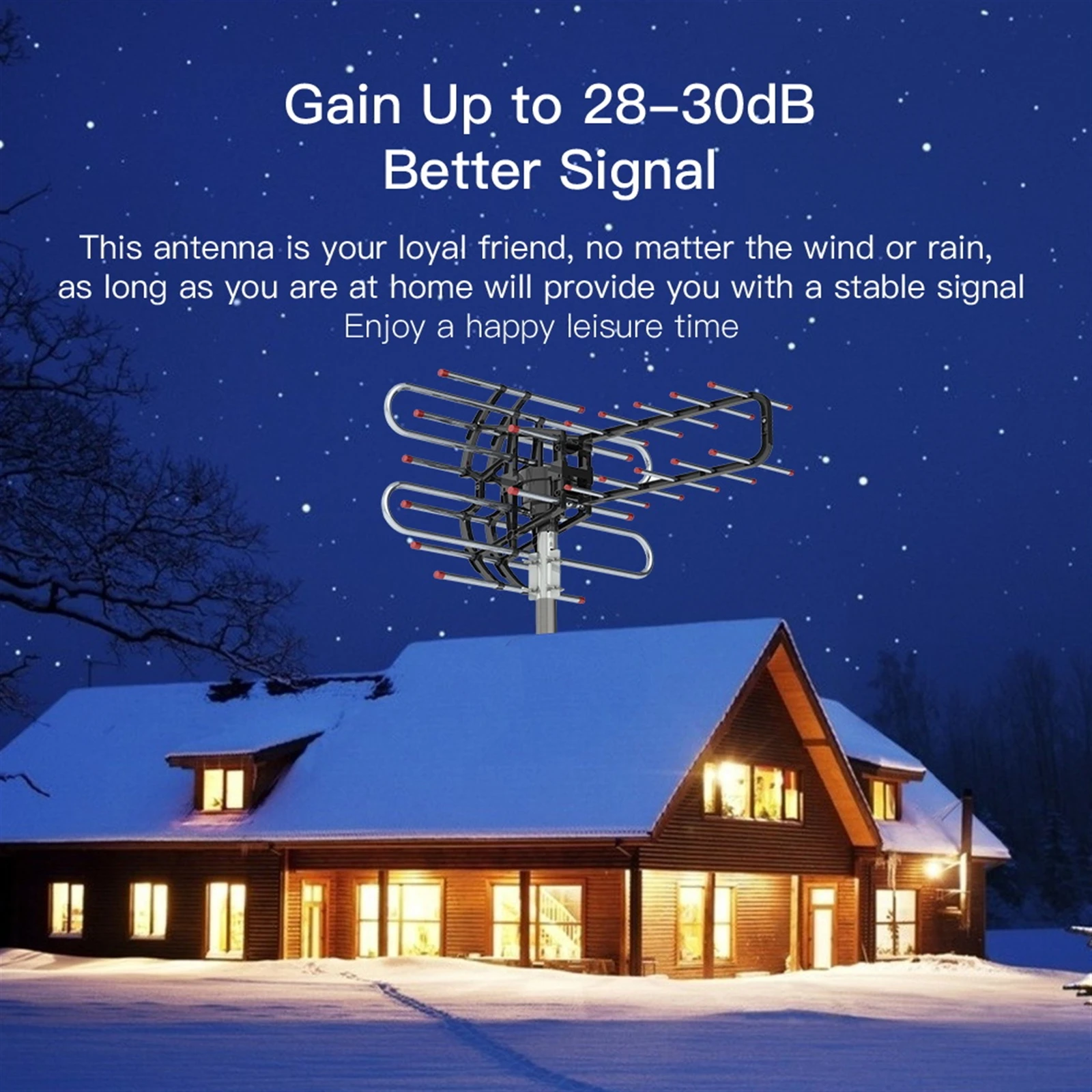 Digital Antenna Amplified HD Outdoor TV Antenna 150 Miles Range with 360 Degree Rotation Wireless Remote UHF/VHF/1080p/ 4K
Digital Antenna Amplified HD Outdoor TV Antenna 150 Miles Range with 360 Degree Rotation Wireless Remote UHF/VHF/1080p/ 4K
