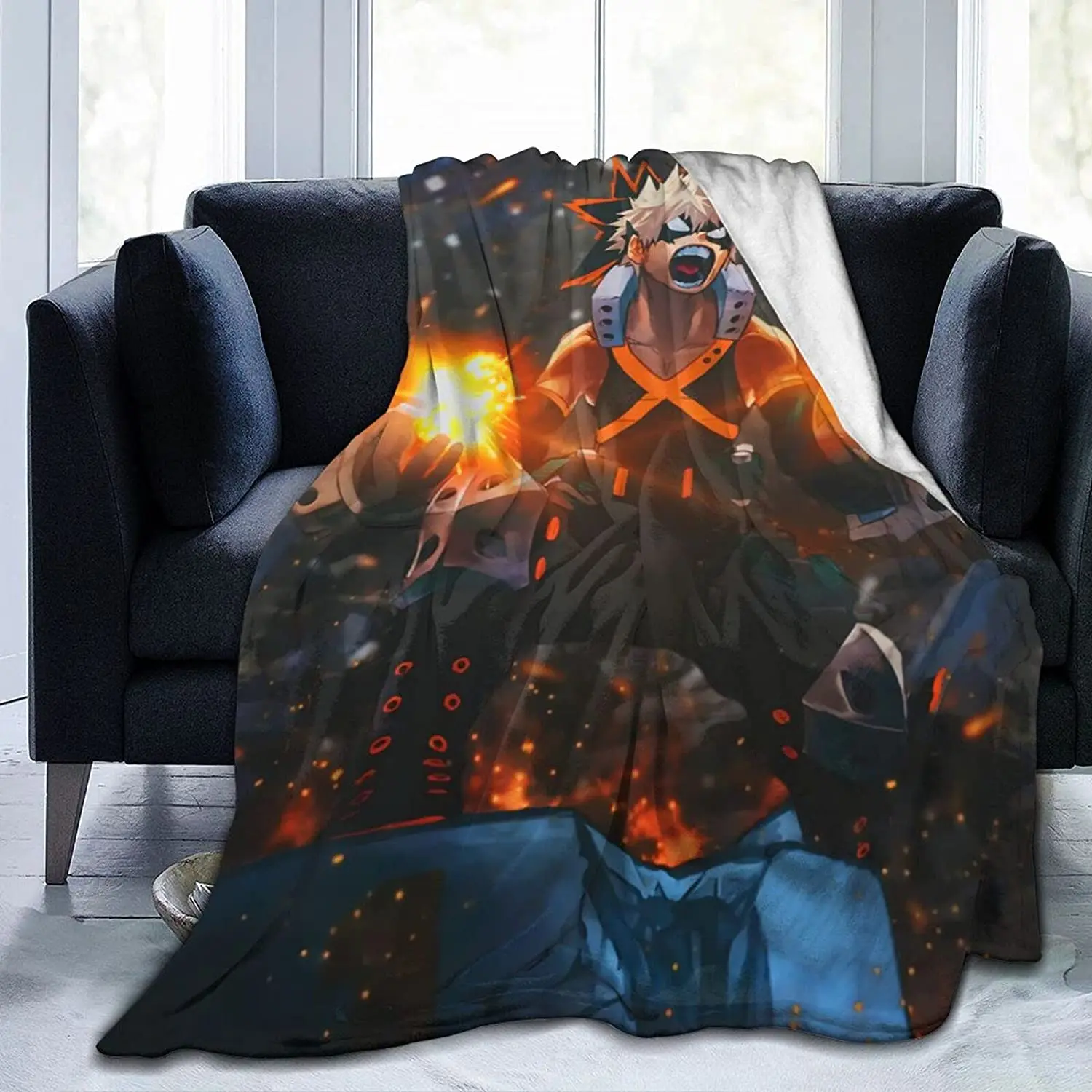 MHA Hero Academia Bakugo Anti-Pilling Fleece Blanket Comfortable Microfiber Throw Blankets, Cozy Throws All Seasonsfor Bed Sofa
MHA Hero Academia Bakugo Anti-Pilling Fleece Blanket Comfortable Microfiber Throw Blankets, Cozy Throws All Seasonsfor Bed Sofa