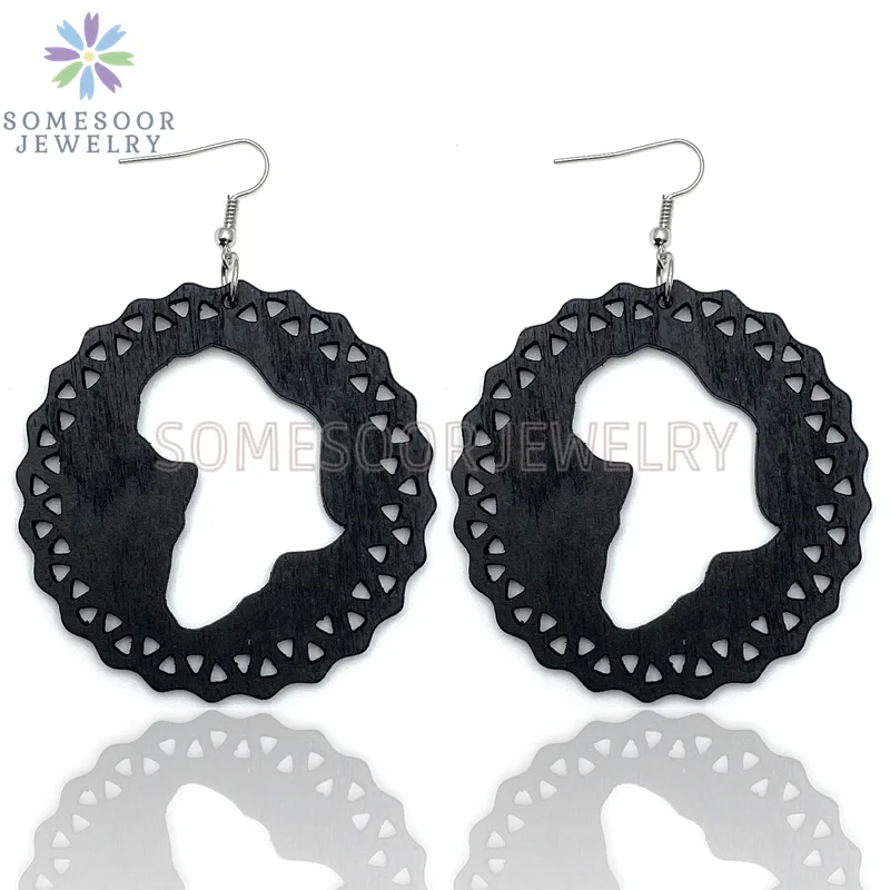 SOMESOOR Engraved African Map Hollow Wooden Drop Earrings Laser Cutting Retro Ethnic Bohemian Dangle Jewelry For Women Gifts
SOMESOOR Engraved African Map Hollow Wooden Drop Earrings Laser Cutting Retro Ethnic Bohemian Dangle Jewelry For Women Gifts