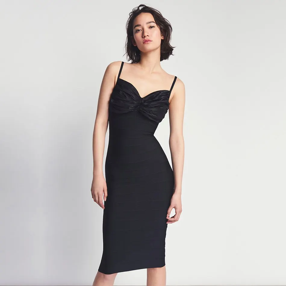 Seamyla 2020 New Women Sexy Black V-Neck Bodycon Bandage Dress Spaghetti Strap Evening Party Dresses Nightclub Summer Vestidos
Seamyla 2020 New Women Sexy Black V-Neck Bodycon Bandage Dress Spaghetti Strap Evening Party Dresses Nightclub Summer Vestidos
