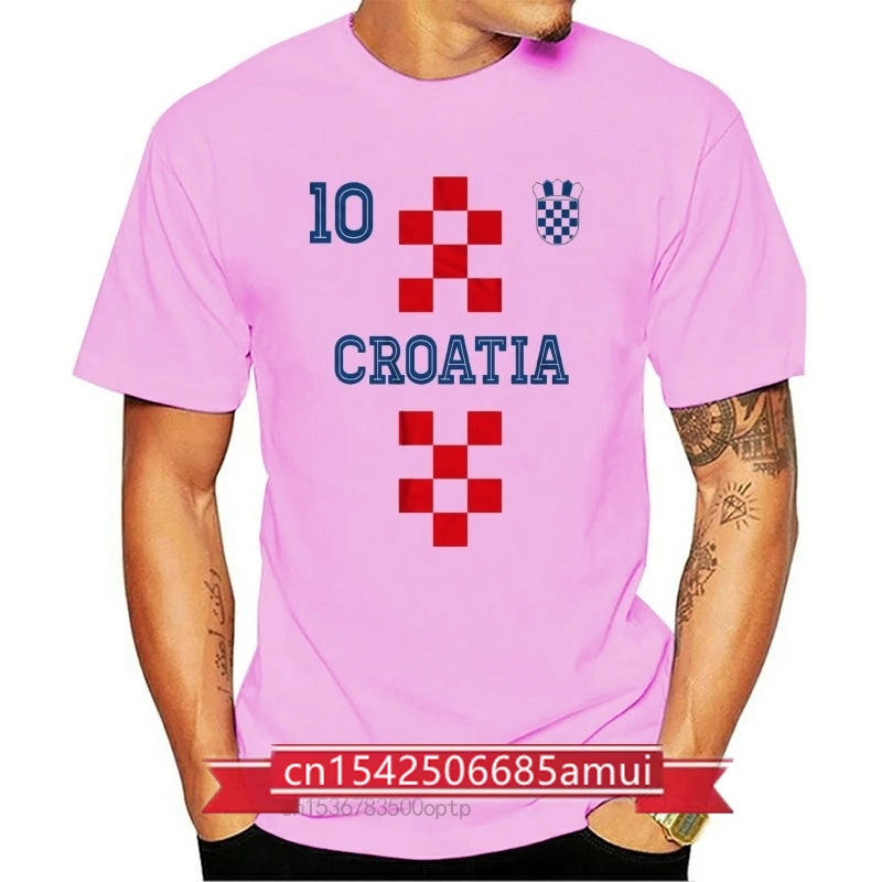 

2020 Men T Shirt Fashion Summer The New Fashion Men'S T-Shirt National Sporter Croatia 10 Soccerer European Scudo 1 Shirts