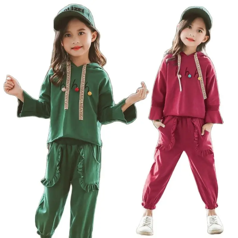 2021 New Fashion Girls Cute T-shirt Jumper Tops + Pants Outfit Clothing Spring Fall New Kids Big Children Girls Clothes Sets
2021 New Fashion Girls Cute T-shirt Jumper Tops + Pants Outfit Clothing Spring Fall New Kids Big Children Girls Clothes Sets