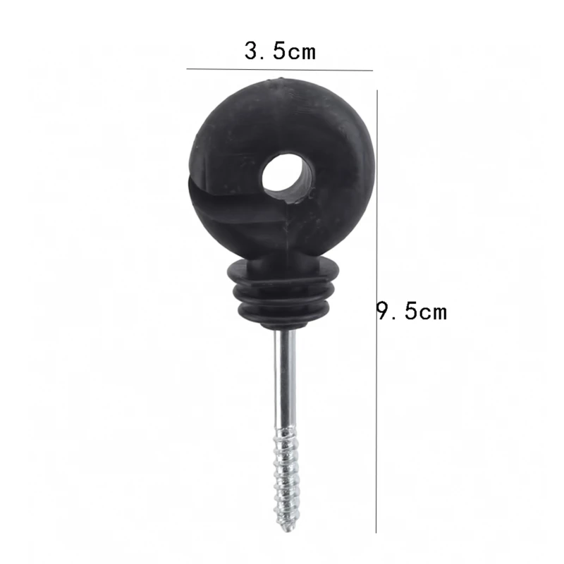 50Pcs Electric Fence Offset Ring Insulator Fencing Screw In Posts Wire Safe Agricultural Garden Supplies Accessories
50Pcs Electric Fence Offset Ring Insulator Fencing Screw In Posts Wire Safe Agricultural Garden Supplies Accessories