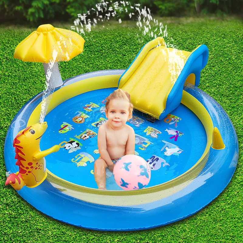 Inflatable Swimming Pool Slide Fountain Outdoor Lawn Play Mat Children's Water Toy Inflatable Dinosaur Fountain
Inflatable Swimming Pool Slide Fountain Outdoor Lawn Play Mat Children's Water Toy Inflatable Dinosaur Fountain