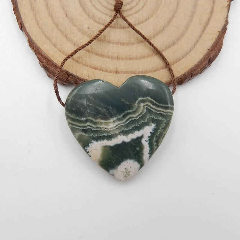 Moss Agate fashion pendant Cabochon bead,Semi-precious stones, Jewelry accessories, birthday gift,29x30x7mm9.9g
Moss Agate fashion pendant Cabochon bead,Semi-precious stones, Jewelry accessories, birthday gift,29x30x7mm9.9g