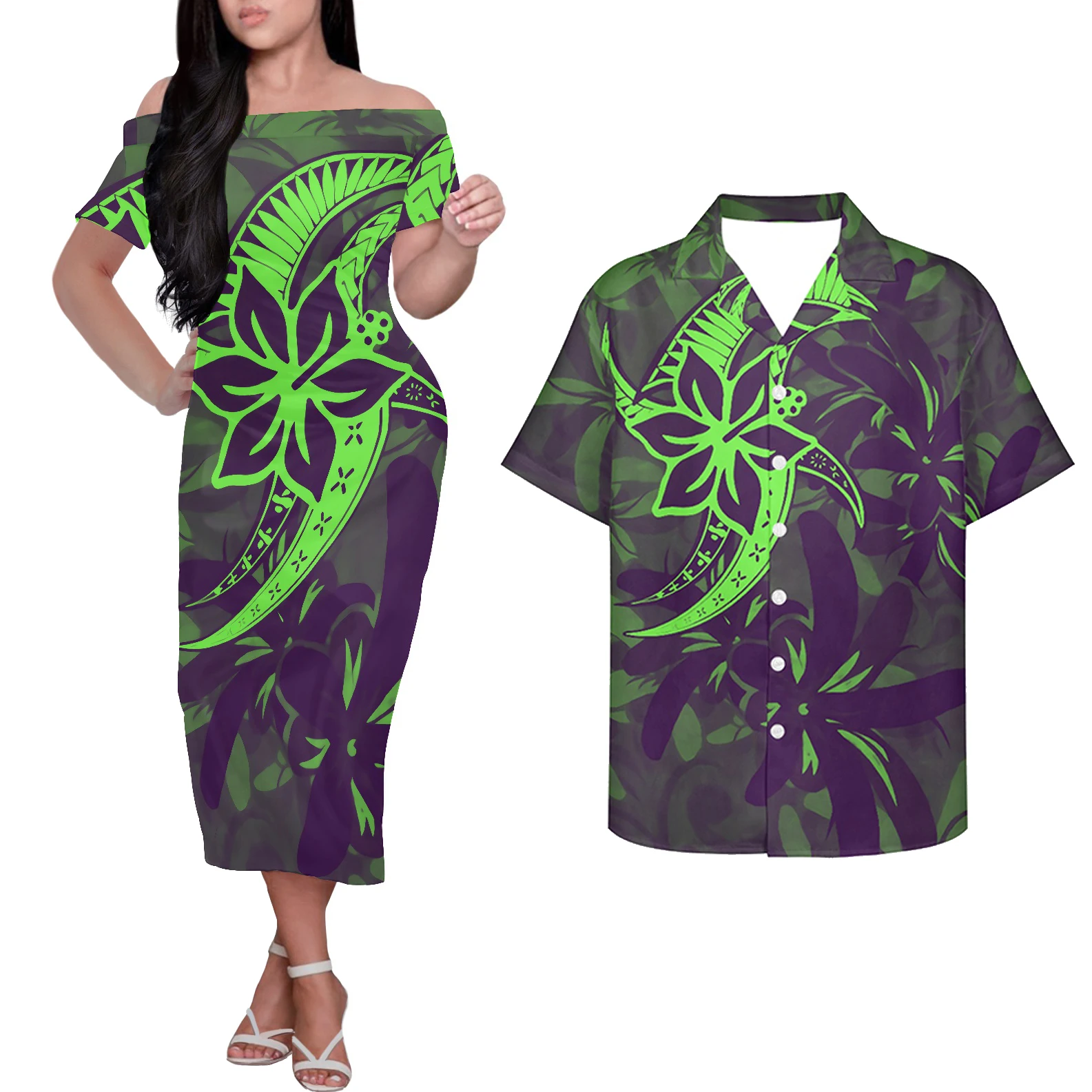 HYCOOL Elegant Office Summer Dresses Casual Woman Clothes Polynesian Dresses For Ladies 2021 Off Shoulder Dress Match Men Shirt
HYCOOL Elegant Office Summer Dresses Casual Woman Clothes Polynesian Dresses For Ladies 2021 Off Shoulder Dress Match Men Shirt