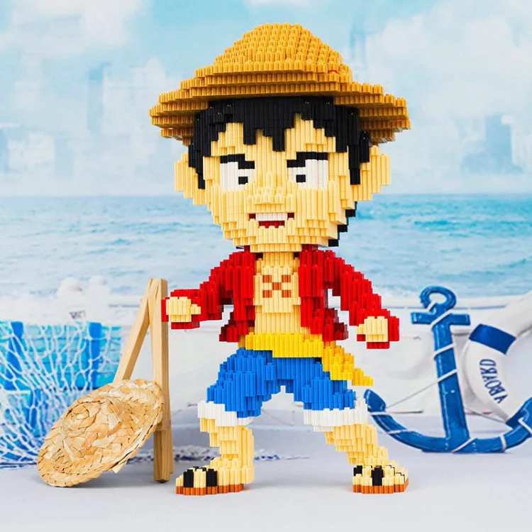 Funny idea creator anime one piece micro building bricks japan pirate Monkey D. Luffy Connecting Block educational toys for gift
Funny idea creator anime one piece micro building bricks japan pirate Monkey D. Luffy Connecting Block educational toys for gift