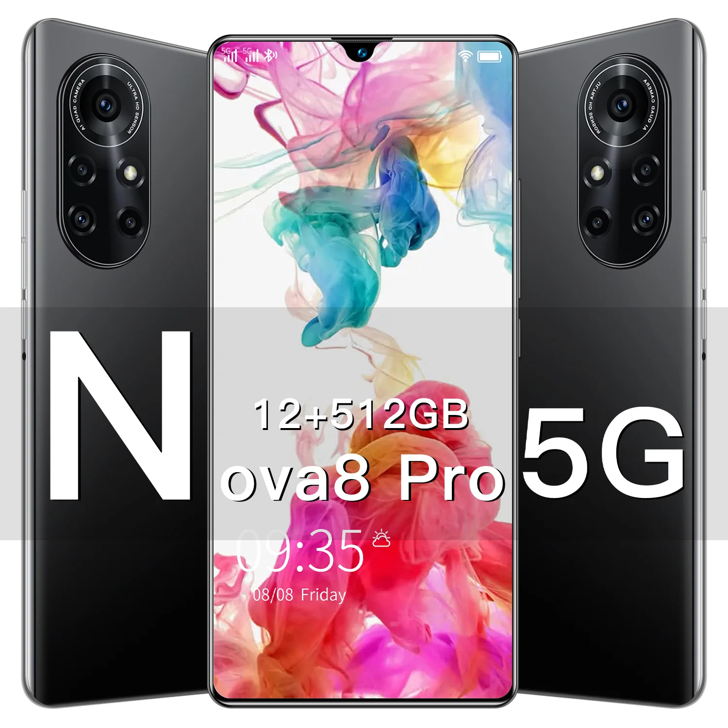 Nova 8 Pro 7.1 Inch 256GB/512GB 1440*3400 Andriod 10 Mobile Cell Phones 6800mAh 5G Network Face Fingerprint Unlock Smart Phone
Nova 8 Pro 7.1 Inch 256GB/512GB 1440*3400 Andriod 10 Mobile Cell Phones 6800mAh 5G Network Face Fingerprint Unlock Smart Phone