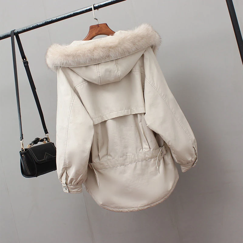 Winter Clothes Women 4xl Fleece Padded Trench Coat Fashion Large Fur Collar Womens Winter Clothing Korean Version Womens Jackets
Winter Clothes Women 4xl Fleece Padded Trench Coat Fashion Large Fur Collar Womens Winter Clothing Korean Version Womens Jackets