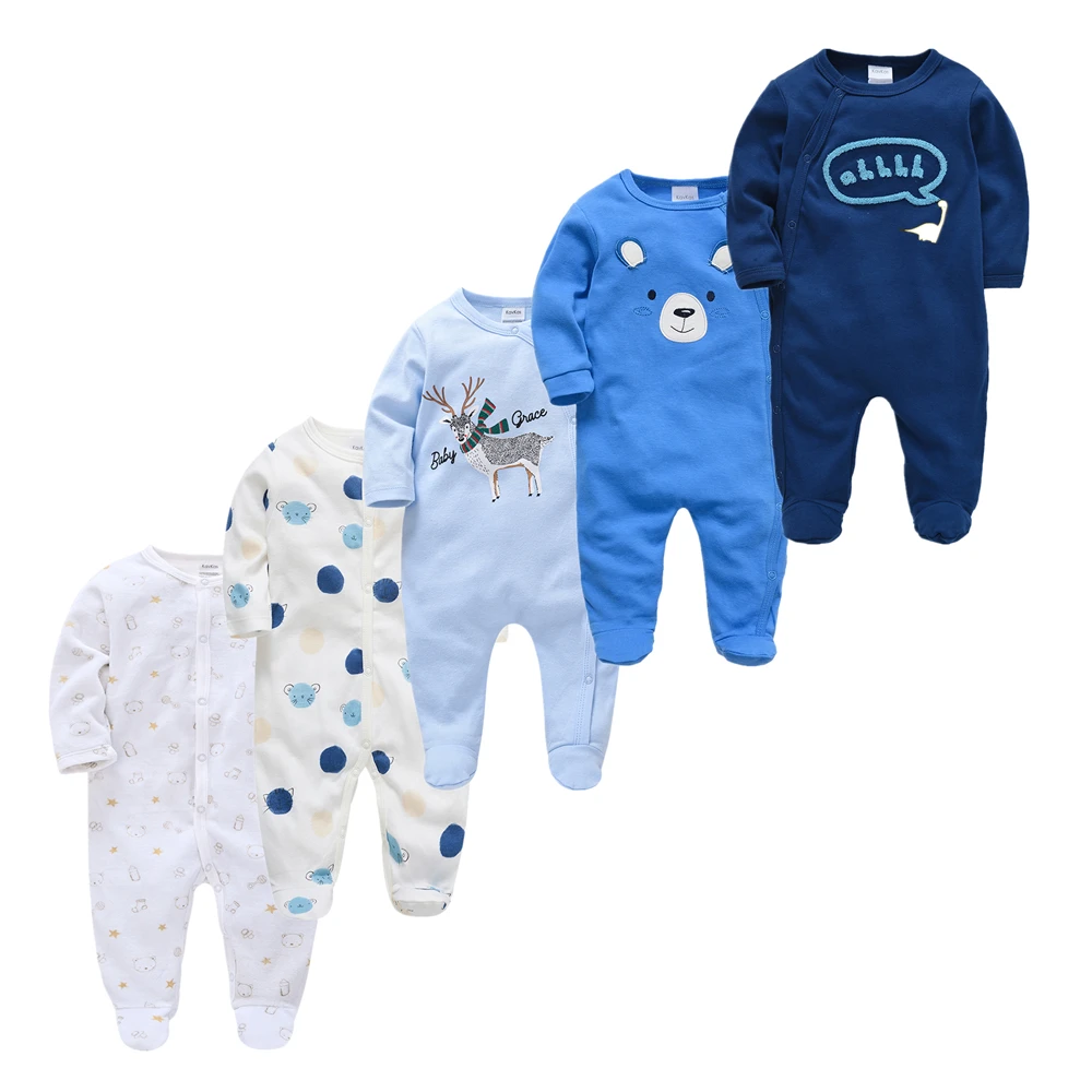 Новинка Детские комбинезоны Roupas bebe de Пижама для мальчика fille Хлопковая дышащая