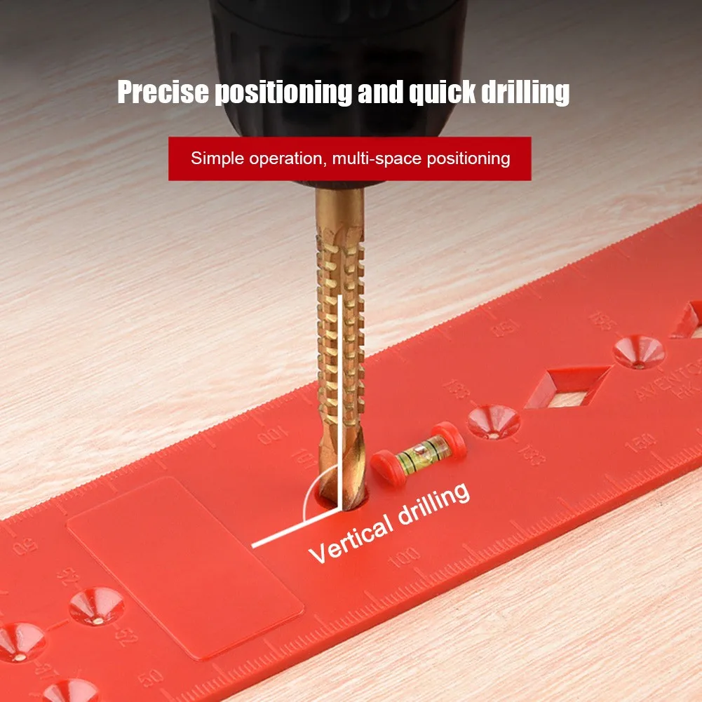 Woodworking Drill Punch Locator Drill Guide Plastic Bubble Level Ruler Locator High-precision Level Bubble
Woodworking Drill Punch Locator Drill Guide Plastic Bubble Level Ruler Locator High-precision Level Bubble