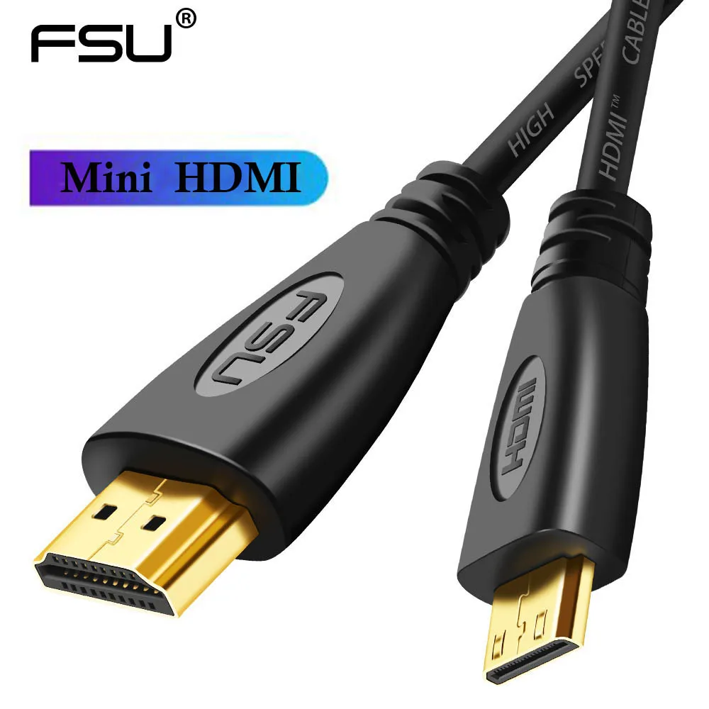 Мини HDMI совместимый кабель 1080P 3D Mini к переходник для камеры планшета 1 5 м|hdmi to mini