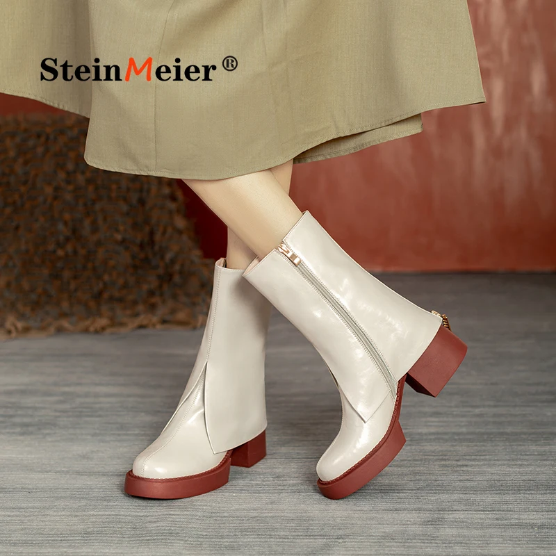 Winter Boots Women Genuine Leather Ankle ladies Round Toe Short Boots Shoes 2021 Black Woman Thick Heel Boots
Winter Boots Women Genuine Leather Ankle ladies Round Toe Short Boots Shoes 2021 Black Woman Thick Heel Boots