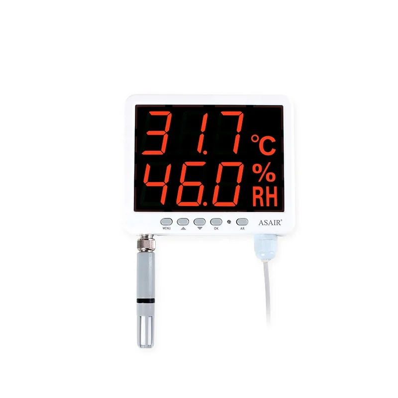 RS485 USB Ouput Super LED Display Thermometer Hygrometer Temperature Humidity Controller Switch Sensor---AS109
RS485 USB Ouput Super LED Display Thermometer Hygrometer Temperature Humidity Controller Switch Sensor---AS109
