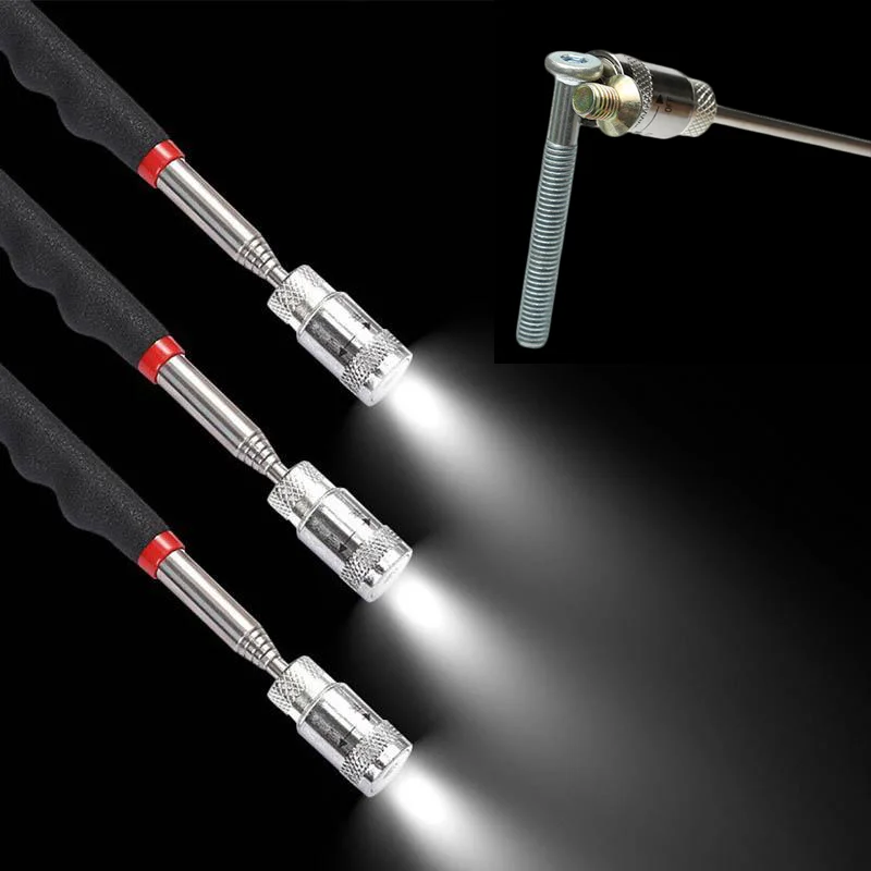 Telescopic Adjustable Magnetic Pick-Up Tool Grip Extendable Long Reach Pen Handy Tool for Picking Up Nuts LED Retractable Pickup
Telescopic Adjustable Magnetic Pick-Up Tool Grip Extendable Long Reach Pen Handy Tool for Picking Up Nuts LED Retractable Pickup