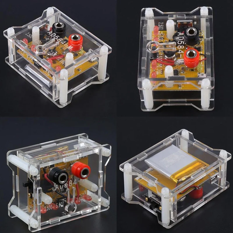 AD584 4 Channel High Precision Voltage Reference Module with Transparent Housing 2.5V/7.5V/5V/10V
AD584 4 Channel High Precision Voltage Reference Module with Transparent Housing 2.5V/7.5V/5V/10V