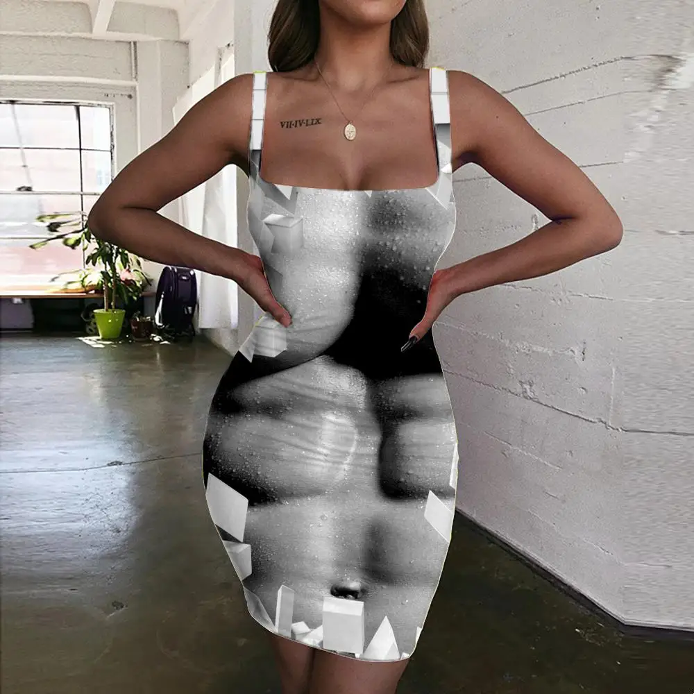 Giyu Muscle Dress Women Abdominal Muscles Ladies Dresses Hip Hop Vestido Sexy Rock Bodycon Dress Womens Clothing Plus Size
Giyu Muscle Dress Women Abdominal Muscles Ladies Dresses Hip Hop Vestido Sexy Rock Bodycon Dress Womens Clothing Plus Size