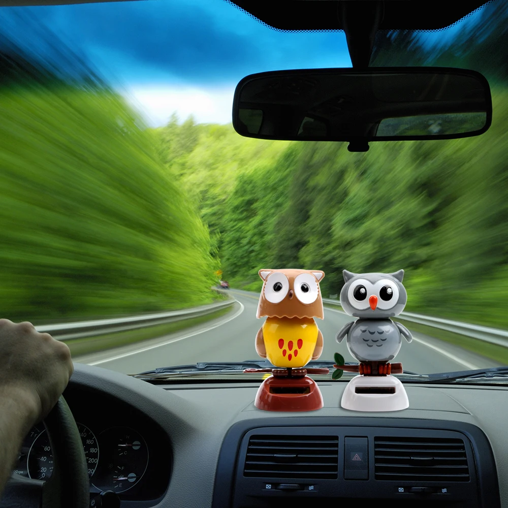 Cute Owl Birds Car Ornament Solar Powered Swing Doll Dashboard Decoration Auto Accessories Decoration Gift
Cute Owl Birds Car Ornament Solar Powered Swing Doll Dashboard Decoration Auto Accessories Decoration Gift