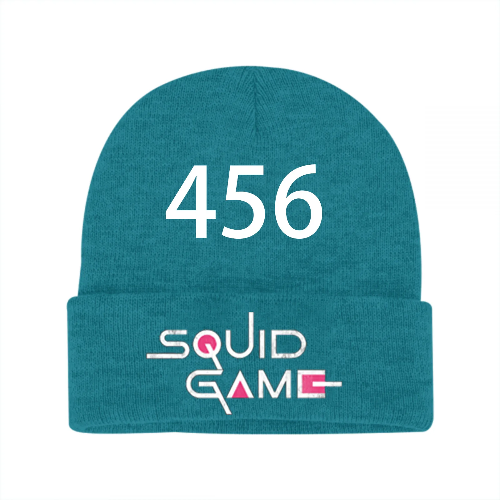 Fashion Unisex Autumn Winter Cap Squid Game Print Number Cartoon Cotton Knitted Outfits Keeping Warm Cosplay Hat 
Fashion Unisex Autumn Winter Cap Squid Game Print Number Cartoon Cotton Knitted Outfits Keeping Warm Cosplay Hat