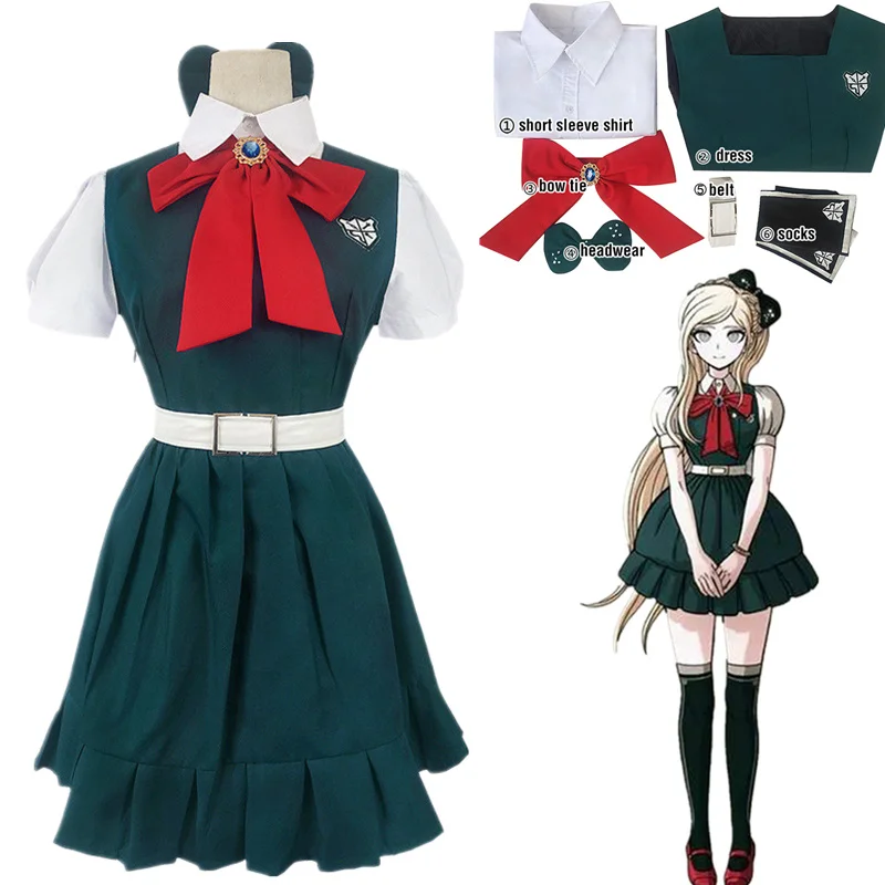 Костюм для косплея из аниме «данганронпа 2», топ для девочек, униформа, парики, одежда для женщин
Костюм для косплея из аниме «данганронпа 2», топ для девочек, униформа, парики, одежда для женщин