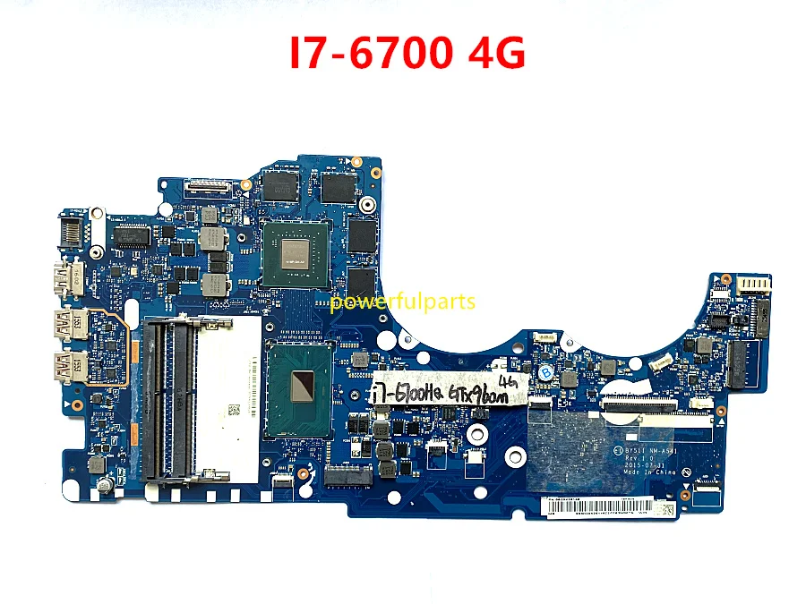 100% working for lenovo Y700-15ISK motherboard with I7-6700 cpu +GTX960M 4G graphic BY511 NM-A541 5B20K28148 tested well
100% working for lenovo Y700-15ISK motherboard with I7-6700 cpu +GTX960M 4G graphic BY511 NM-A541 5B20K28148 tested well