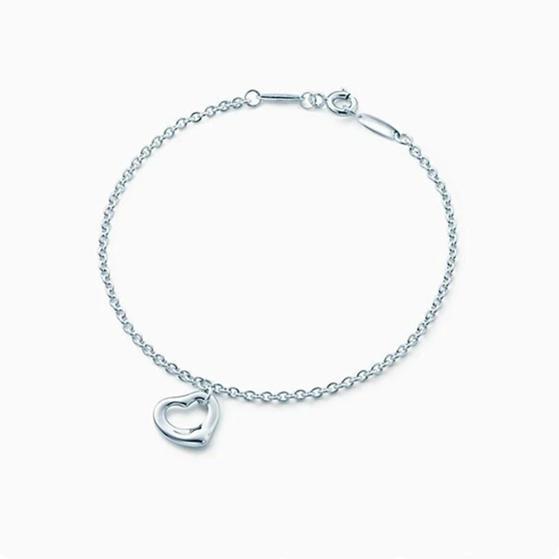 Trendy Open Heart Bracelets Bangles for Women Girl Ladies Valentine Gift Hot Sale 1:1 S925 Sterling Silver Brand Jewelry
Trendy Open Heart Bracelets Bangles for Women Girl Ladies Valentine Gift Hot Sale 1:1 S925 Sterling Silver Brand Jewelry