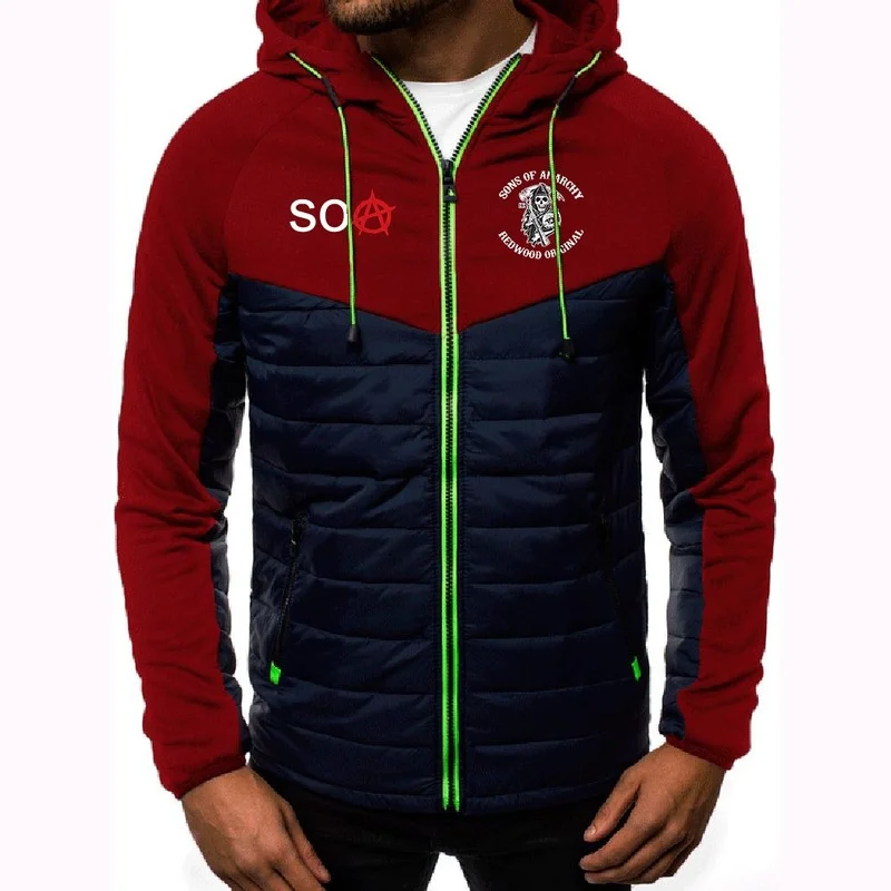 NEW Sons Of Anarchy Hoodies For Man Print Hooded Jackets Zipper Spring Autumn Fashion SAMCRO Padded Men Popular Coats Sport Tops
NEW Sons Of Anarchy Hoodies For Man Print Hooded Jackets Zipper Spring Autumn Fashion SAMCRO Padded Men Popular Coats Sport Tops