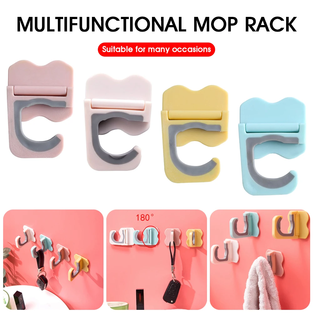 180° rotatable sticky multi-purpose hook wall-mounted mop storage rack bracket brush broom hanger hook family special hook
180° rotatable sticky multi-purpose hook wall-mounted mop storage rack bracket brush broom hanger hook family special hook