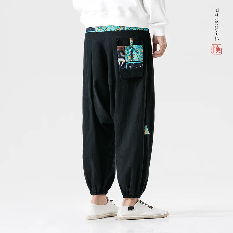 Spring Men Sport Pant Linen Loose Wide Leg Harem Bloomers Baggy Sweatpants Jogger Running Casual Workout Yoga Pant Sportswear 
Spring Men Sport Pant Linen Loose Wide Leg Harem Bloomers Baggy Sweatpants Jogger Running Casual Workout Yoga Pant Sportswear