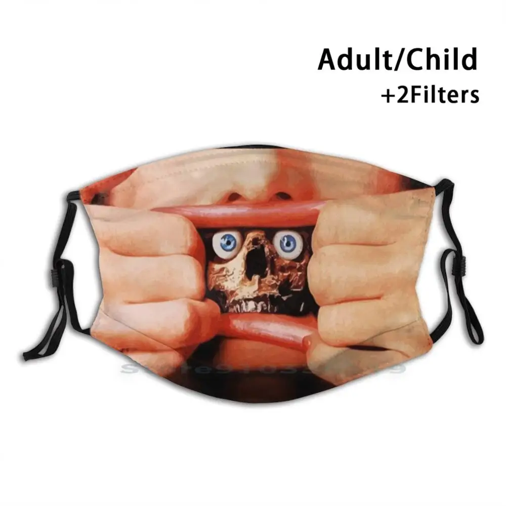 

Dead Alive Mouth Adult Kids Washable Funny Face Mask With Filter Jason Voorhees Funny Humorous Humor Monster Bite Ghoul Zombie