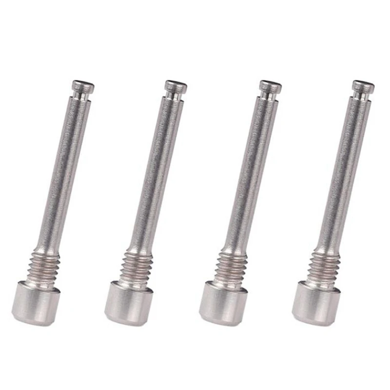 4X M4 Titanium Bolts for Bicycle Disc Brake Pad Threaded Pin Inserts Screw for XT R XT Hydraulic Disk Caliper-Titanium
4X M4 Titanium Bolts for Bicycle Disc Brake Pad Threaded Pin Inserts Screw for XT R XT Hydraulic Disk Caliper-Titanium