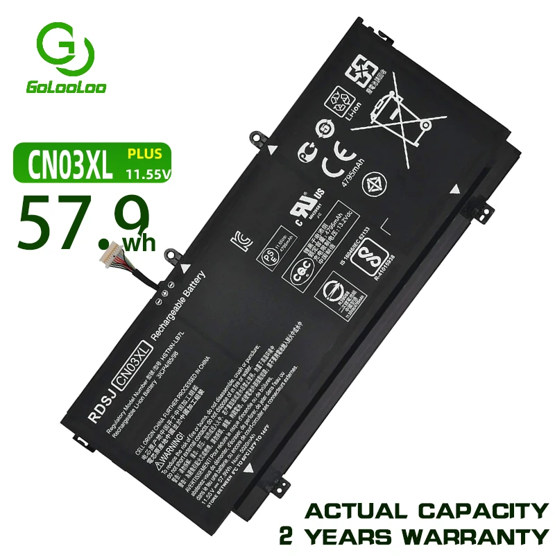 Аккумулятор Golooloo SH03XL CN03XL 859026-421 859356-855 HSTNN-LB7L TPN-Q178 для HP Spectre X360 13-AB001 13-AB002 AC033DX
Аккумулятор Golooloo SH03XL CN03XL 859026-421 859356-855 HSTNN-LB7L TPN-Q178 для HP Spectre X360 13-AB001 13-AB002 AC033DX