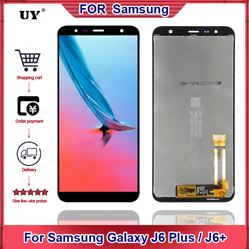 Оригинальный дисплей для Samsung Galaxy J6 Plus дисплей сенсорный экран для Samsung J6 + ЖК-дисплей дигитайзер Запасные части J610F
Оригинальный дисплей для Samsung Galaxy J6 Plus дисплей сенсорный экран для Samsung J6 + ЖК-дисплей дигитайзер Запасные части J610F