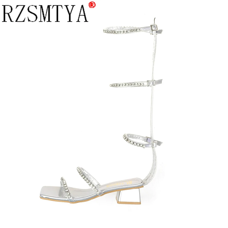 Gladiator Sandals Women Crystal Square Heel Ankle Strap Lady Shoes Zip Cross-strap Roman Shoe Summer Square Toe Sandals Ladies
Gladiator Sandals Women Crystal Square Heel Ankle Strap Lady Shoes Zip Cross-strap Roman Shoe Summer Square Toe Sandals Ladies