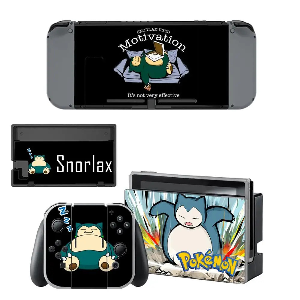 Чехол с покемонами наклейка на кожу для Nintendo Switch консоль NS и контроллер Виниловая