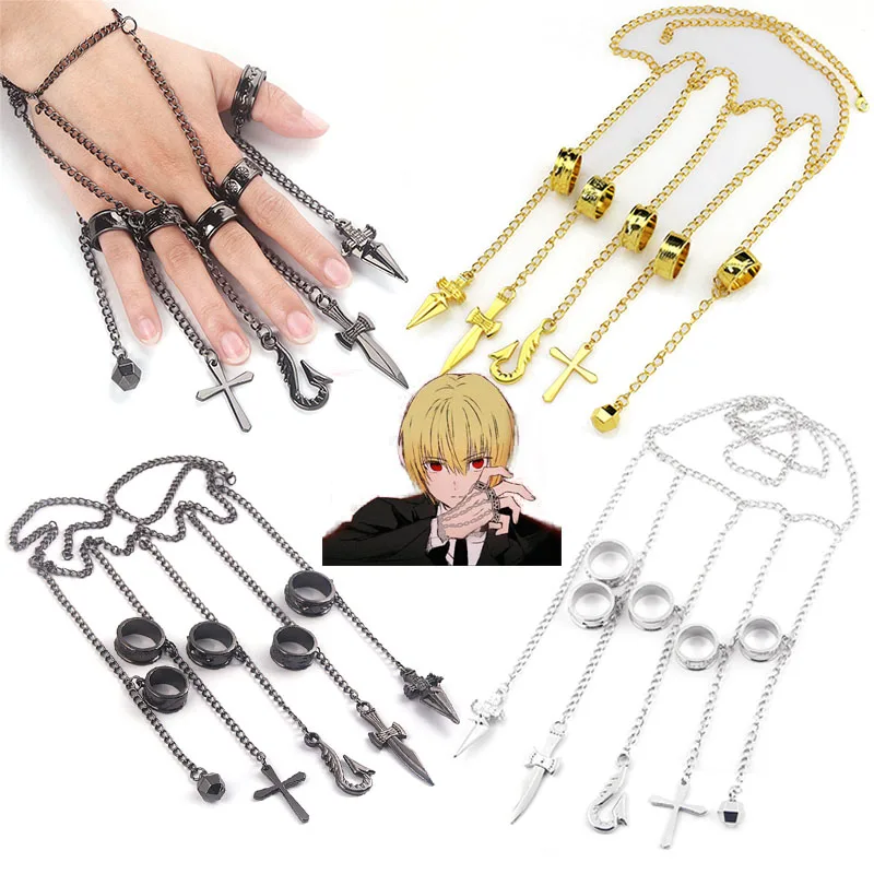 Аниме Hunter x Kurapika Косплей Костюм реквизит металлическое кольцо аксессуары сплав