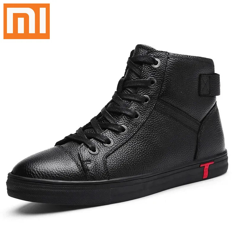 Xiaomi Boots Genuine Leather Ankle Boots Lace-Up Casual High Quality Cow Leather Boots Autumn Winter Men Shoes Plus Size Обувь
Xiaomi Boots Genuine Leather Ankle Boots Lace-Up Casual High Quality Cow Leather Boots Autumn Winter Men Shoes Plus Size Обувь