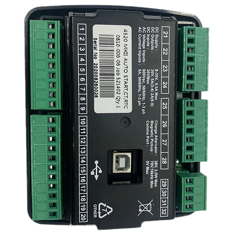 Dse4520 Mkii Auto Start Stop Mains Failure Control Module Amf Generator Controller
Dse4520 Mkii Auto Start Stop Mains Failure Control Module Amf Generator Controller