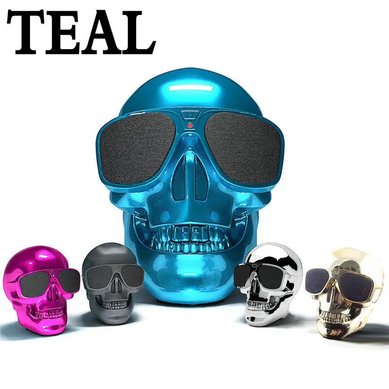 Портативный AeroSkull Беспроводной Bluetooth Динамик мини-динамик в форме черепа