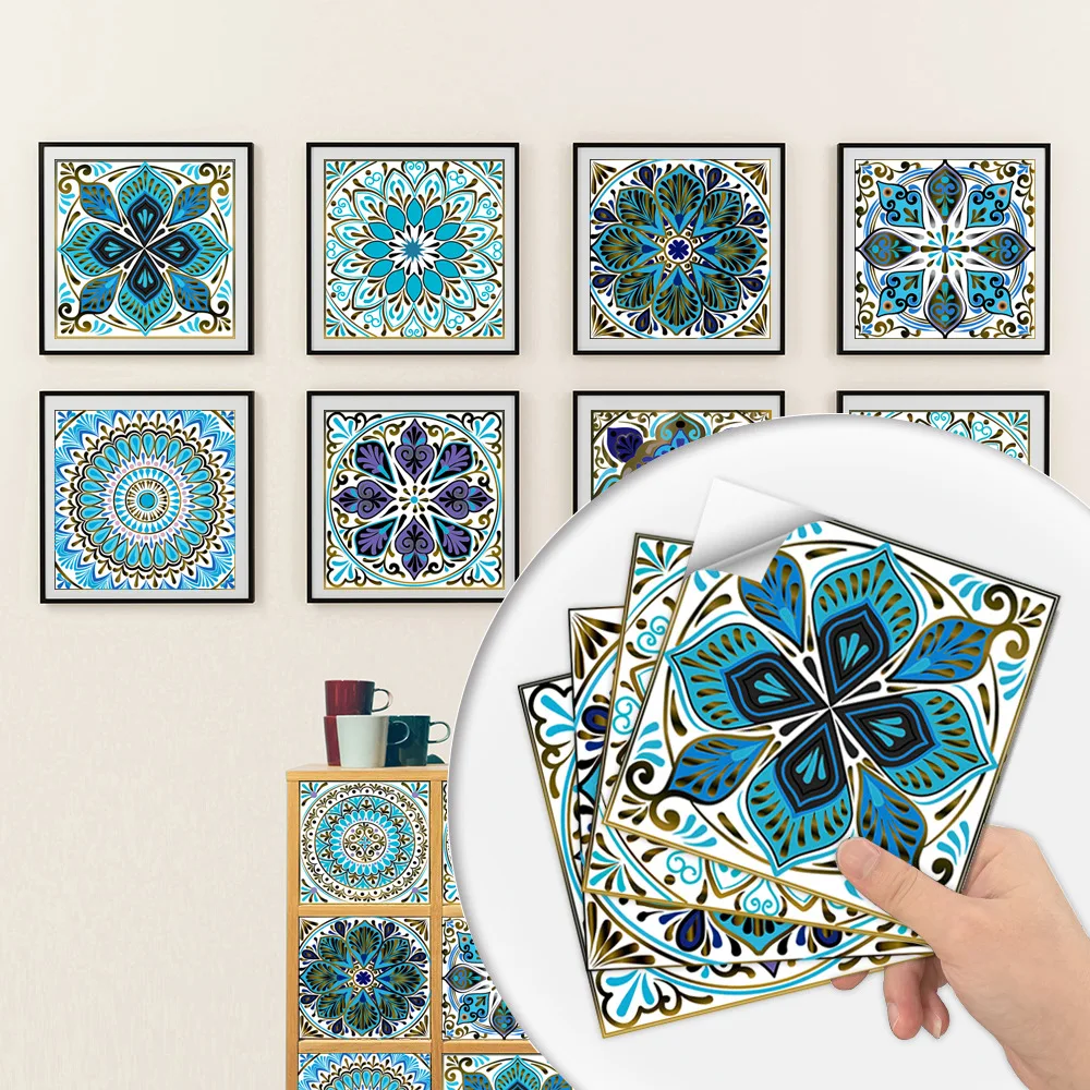 10Pcs/Set Waterproof Wall Sticker Home Decor Stickers Desktop refurbishment Matte Floor Sticker Mandala flower pattern
10Pcs/Set Waterproof Wall Sticker Home Decor Stickers Desktop refurbishment Matte Floor Sticker Mandala flower pattern