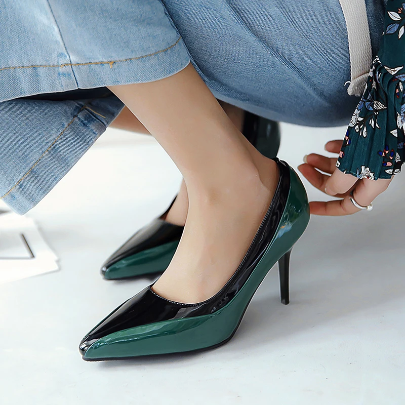 Plus Size 34-48 Women Pumps All Match Pointed Toe Women Shoes Thin Heels Casual High Heel Ladies Pumps Wedding Female Sandals
Plus Size 34-48 Women Pumps All Match Pointed Toe Women Shoes Thin Heels Casual High Heel Ladies Pumps Wedding Female Sandals