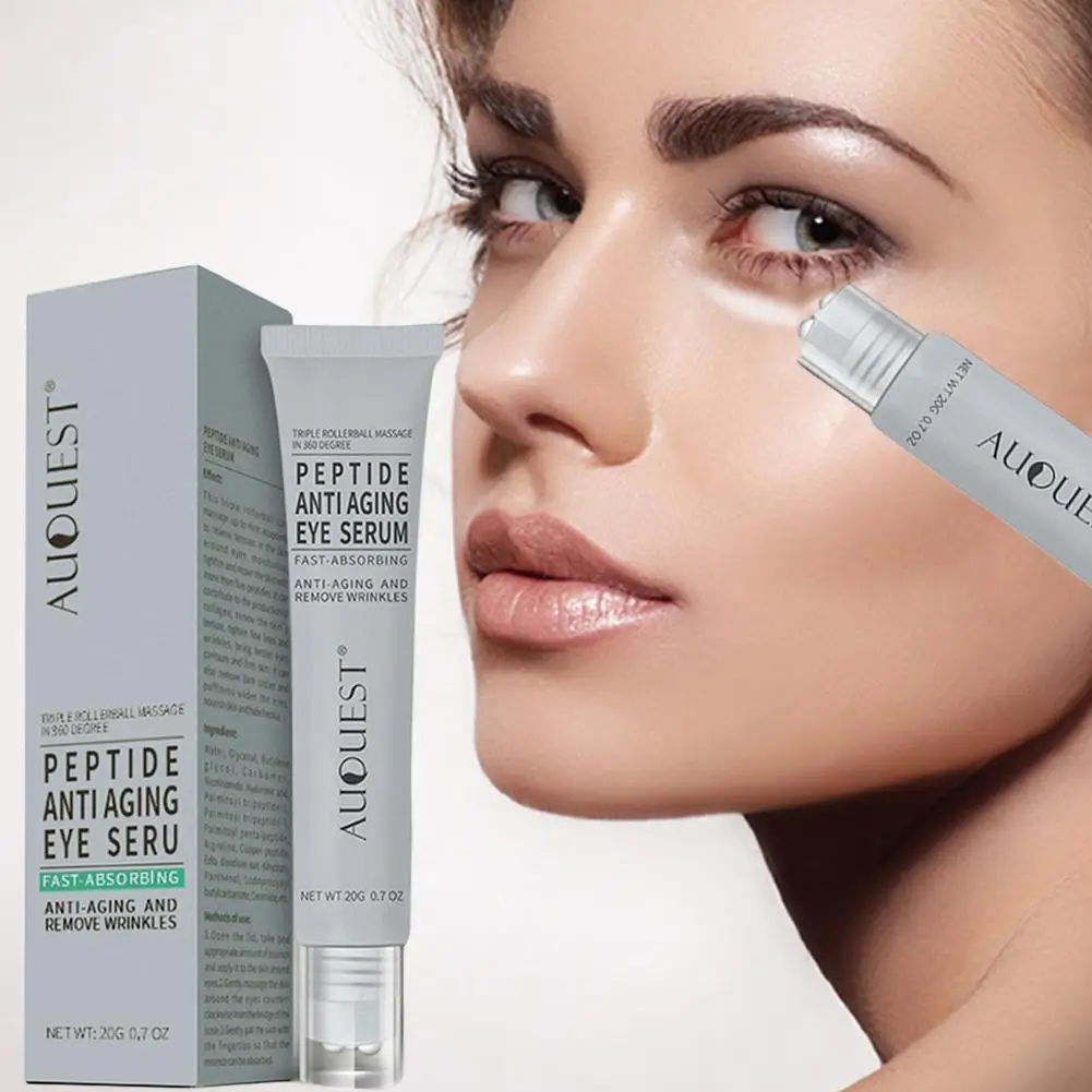 20g Polypeptide Eye Cream Hyaluronic Acid Essence Firming Wrinkle Whitening Treatment For Eye Bags, Puffiness And Dark Circles
20g Polypeptide Eye Cream Hyaluronic Acid Essence Firming Wrinkle Whitening Treatment For Eye Bags, Puffiness And Dark Circles