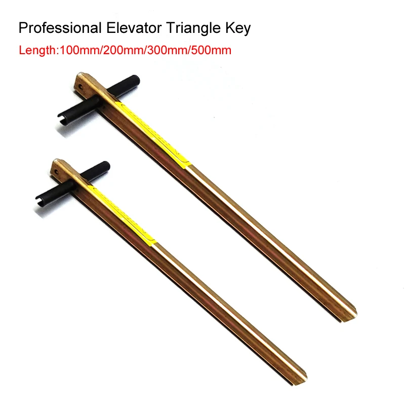 

1Pcs Elevator Door Triangle Key For KONE For OTIS Universal Triangle Key Lengthened Elevator Parts 10cm/20cm/30cm/50cm