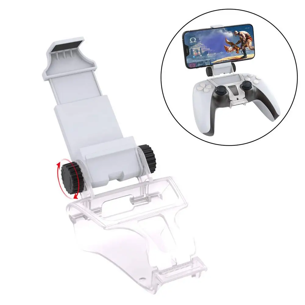 New For PS5 Playstation 5 Gamepad Controller Smart Phone Cellphone Mount Holder Support Clamp Clip Stand Phone Game Accessories
New For PS5 Playstation 5 Gamepad Controller Smart Phone Cellphone Mount Holder Support Clamp Clip Stand Phone Game Accessories