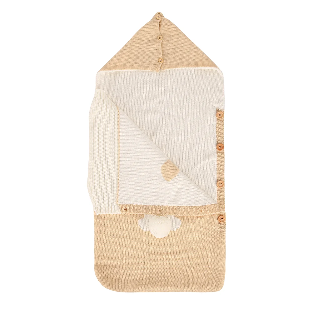Unisex Infant Swaddle Blanket Wrap Knitting Sleeping Bag for Baby Newborn Infant
Unisex Infant Swaddle Blanket Wrap Knitting Sleeping Bag for Baby Newborn Infant