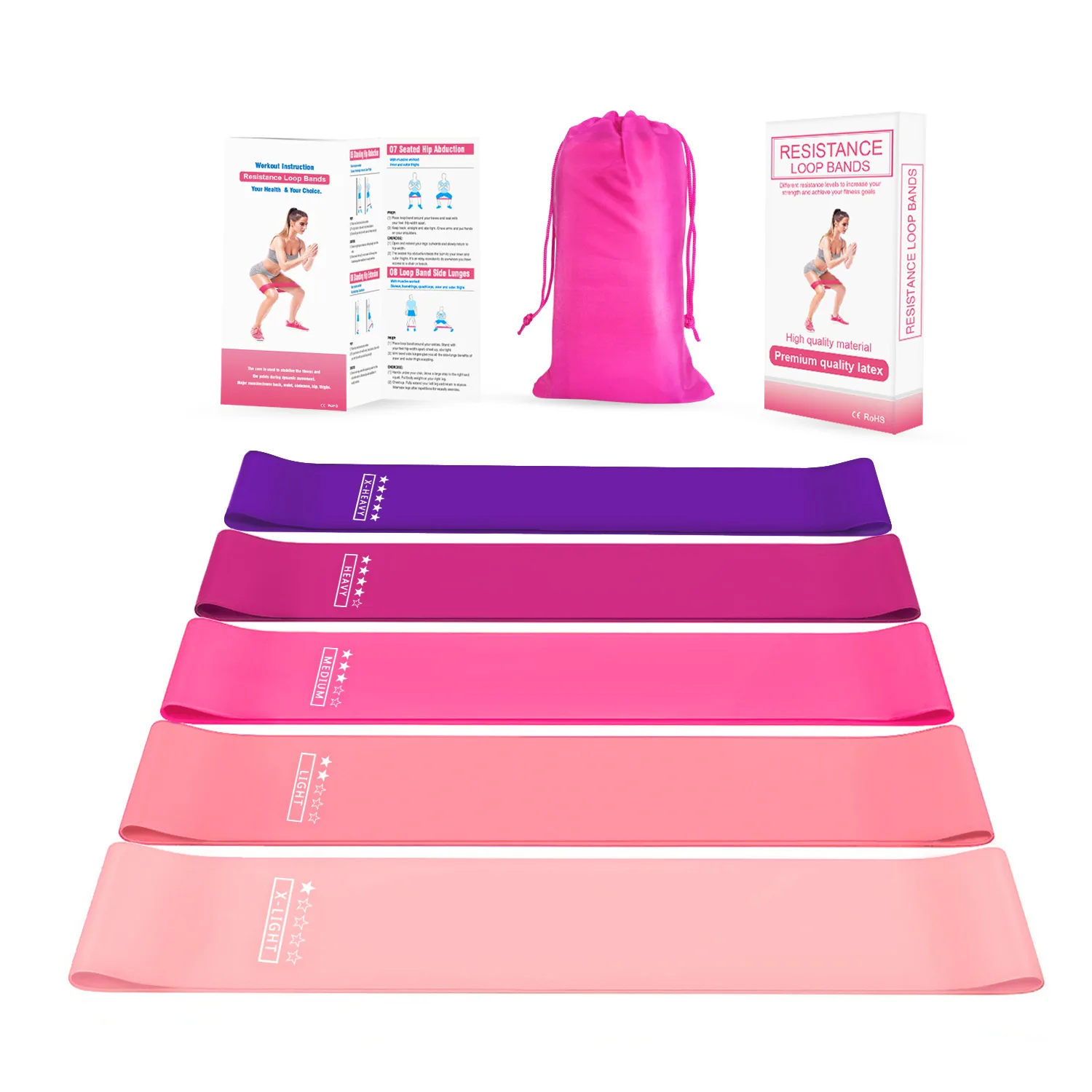 Yoga Crossfit Resistance Bands Pink Rubber Training Pull Rope For Sports Pilates Expander Fitness Gum Gym Workout Equipment
Yoga Crossfit Resistance Bands Pink Rubber Training Pull Rope For Sports Pilates Expander Fitness Gum Gym Workout Equipment
