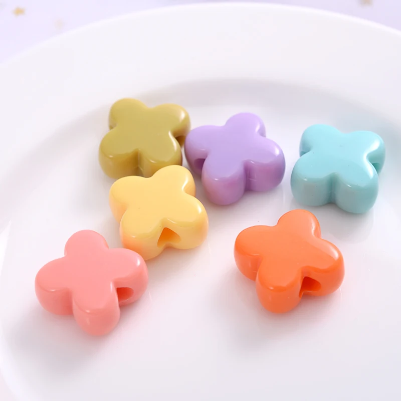 10-60pcs Acrylic Beads Mixed Candy Color Cute Cartoon Clover Shape Loose Spacer Beads For Jewelry Makeing Diy Handmade Bracelet
10-60pcs Acrylic Beads Mixed Candy Color Cute Cartoon Clover Shape Loose Spacer Beads For Jewelry Makeing Diy Handmade Bracelet