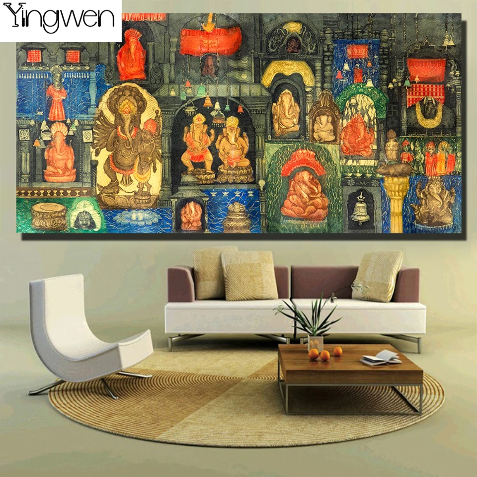 Buddha Wall Art Ganesha Series Traditional 5D Diamond Painting God Diamond Mosaic Pictures Beads Embroidery Home Decor Religion
Buddha Wall Art Ganesha Series Traditional 5D Diamond Painting God Diamond Mosaic Pictures Beads Embroidery Home Decor Religion